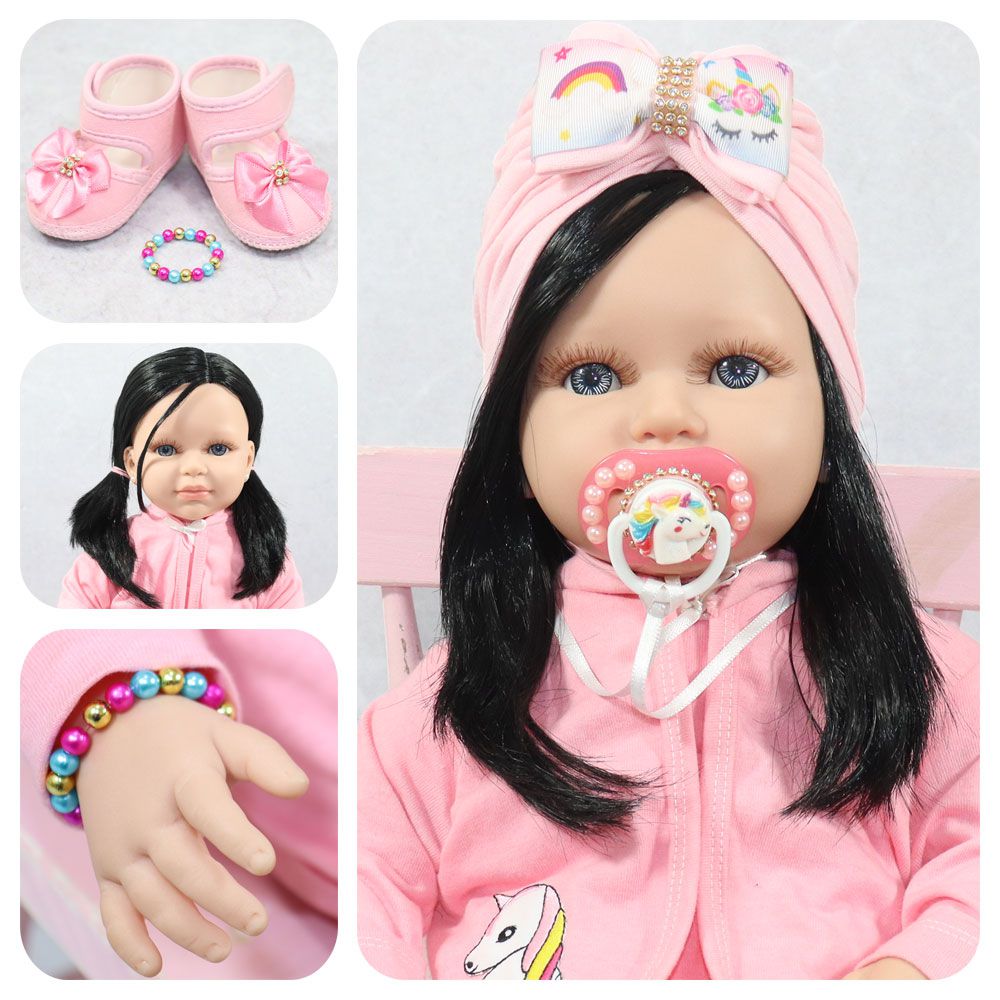 Bebê Reborn Princesa Layla Boneca Silicone Recém Nascido - ShopJJ -  Brinquedos, Bebe Reborn e Utilidades