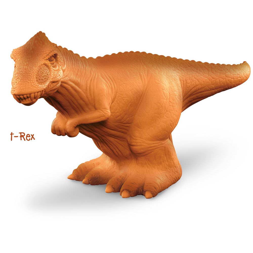 Kit Cabeça Dinossauro Tiranossauro Rex com Miniaturas Dino