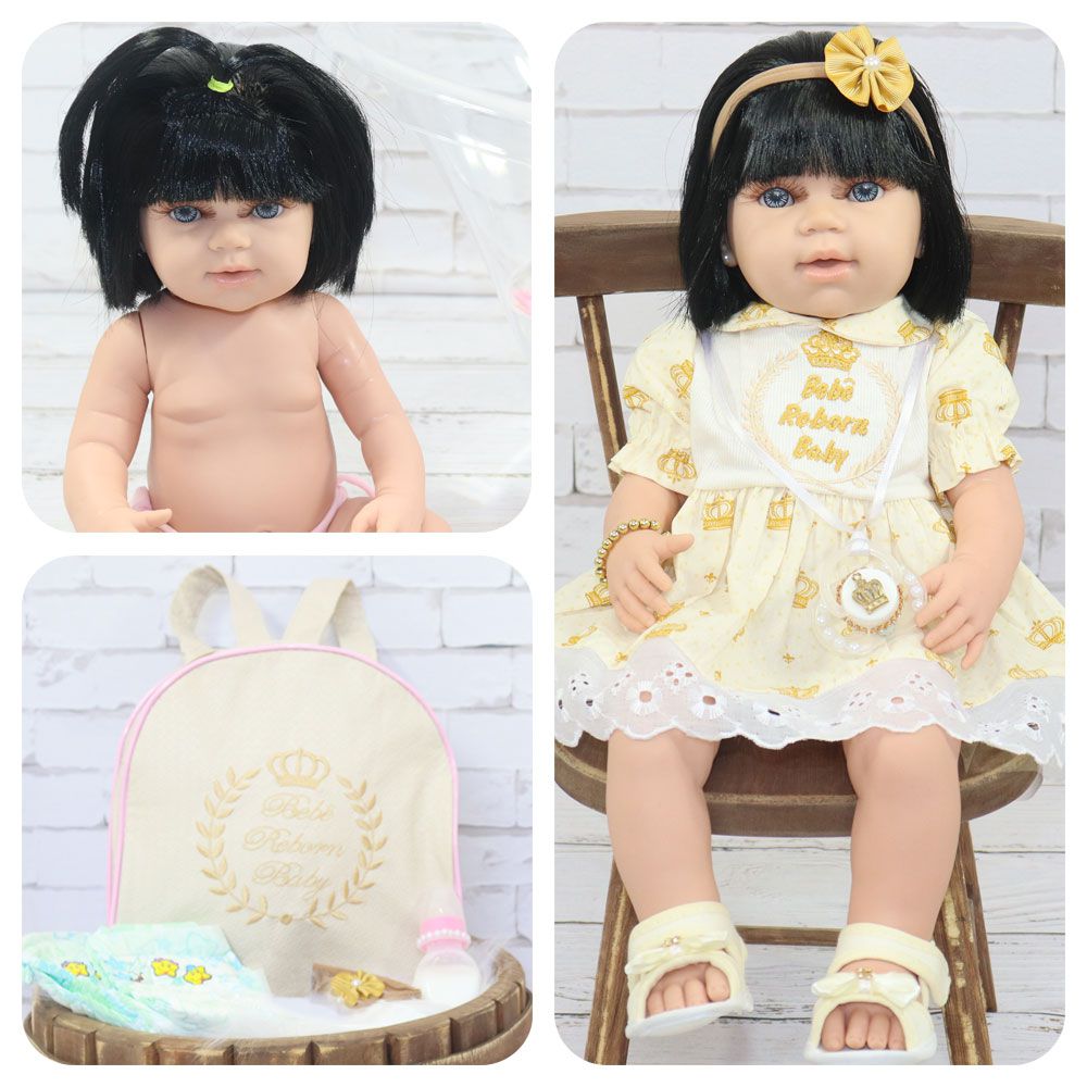 Boneca Reborn Realista Menina Original Recém Nascido - ShopJJ - Brinquedos,  Bebe Reborn e Utilidades