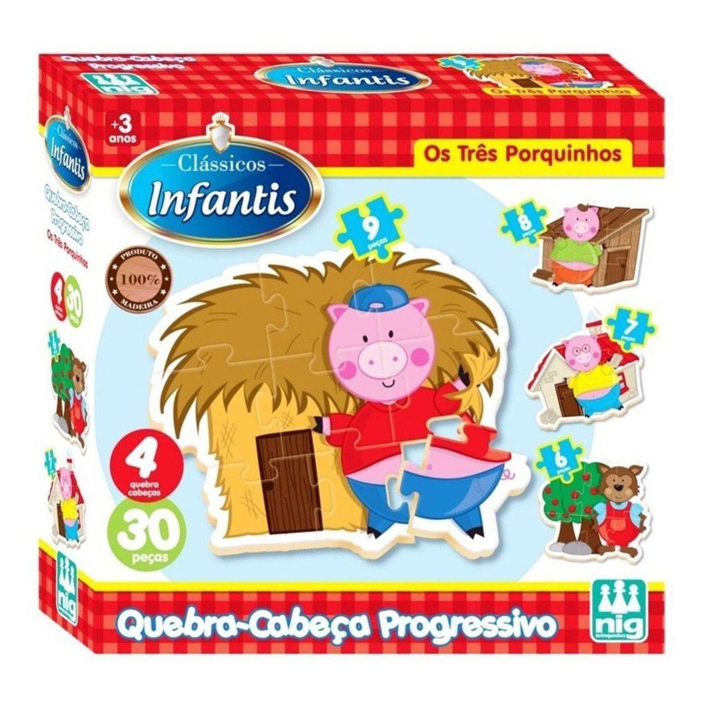 Jogo Infantil Galinha Pintadinha Quebra Cabeça 30 Peças