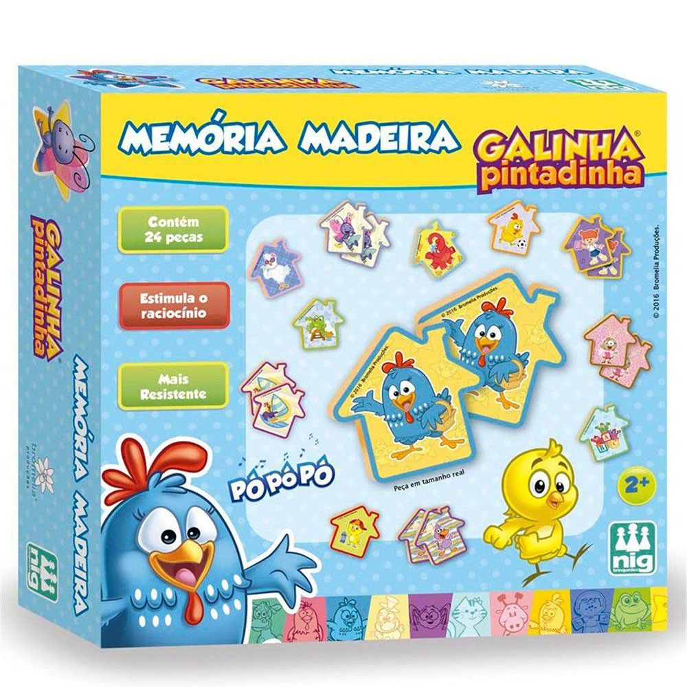 Quebra Cabeça Galinha Pintadinha, Nig Brinquedos : :  Brinquedos e Jogos