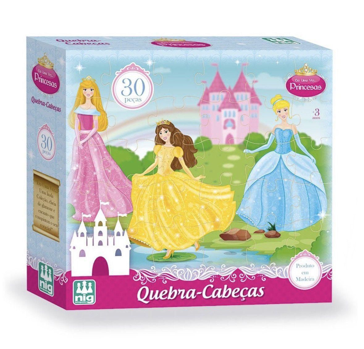 Quebra Cabeca BRANCA DE NEVE - em madeira - compre brinquedos