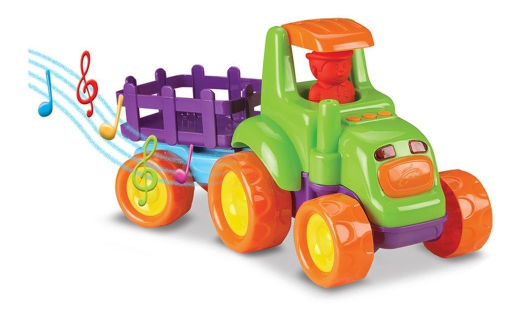 Fox Educar - Coleção Carrinhos Baby Truck Tratores - 04 unidades - 0237RBFX