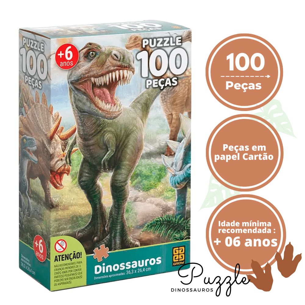 Jogo Educativo Puzzle Apli Equilibrio Dinossauros