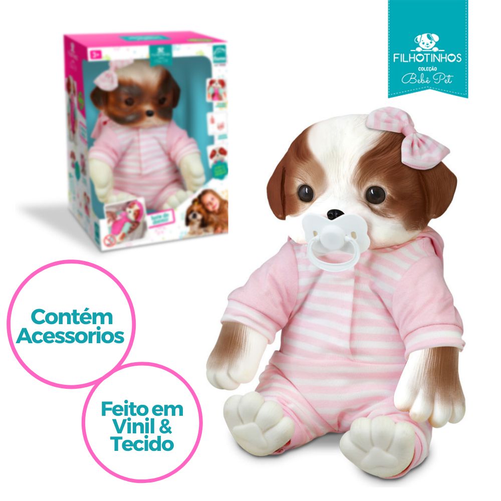 Bebe Pet Reborn Gato - Coleção Filhotinhos - Hora Da Mamadeira - Roma?