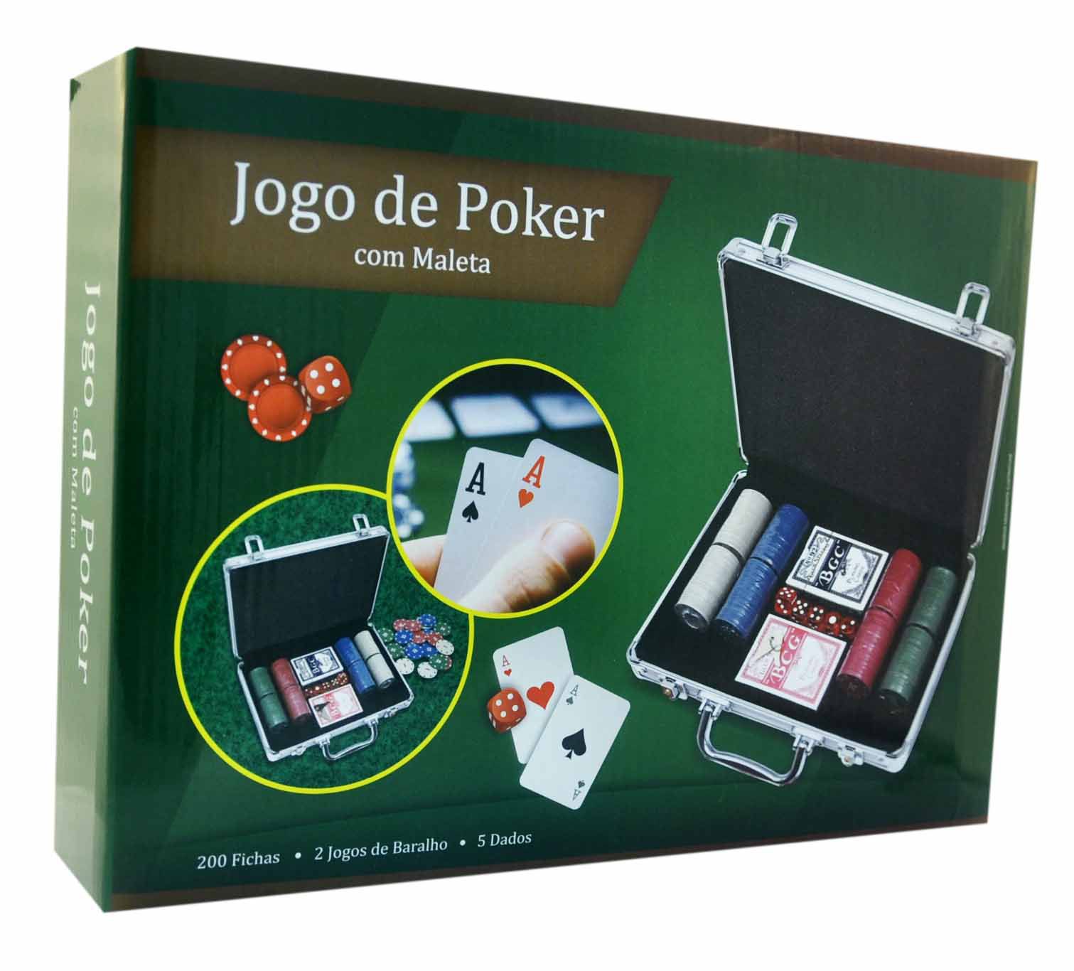 Baralho completo de cartas para jogos de pôquer e cassino