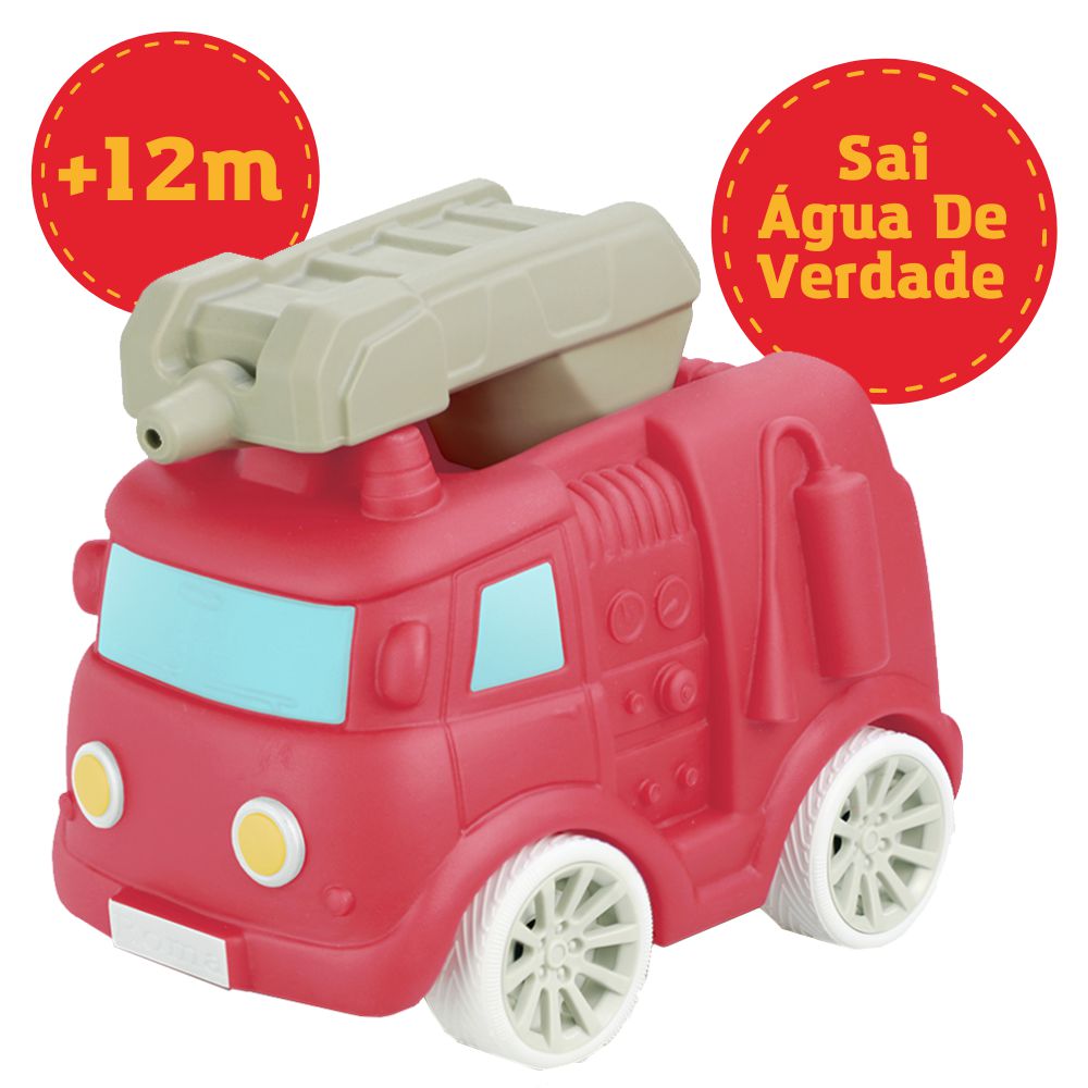 Caminhao Bombeiro Gigante Brinquedo Infantil Lança Agua