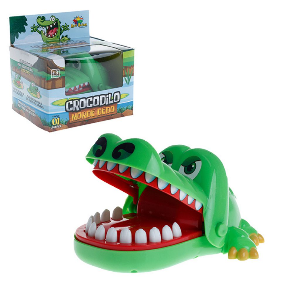 Jogo Crocodilo Dentista Brinquedo Infantil Interativo