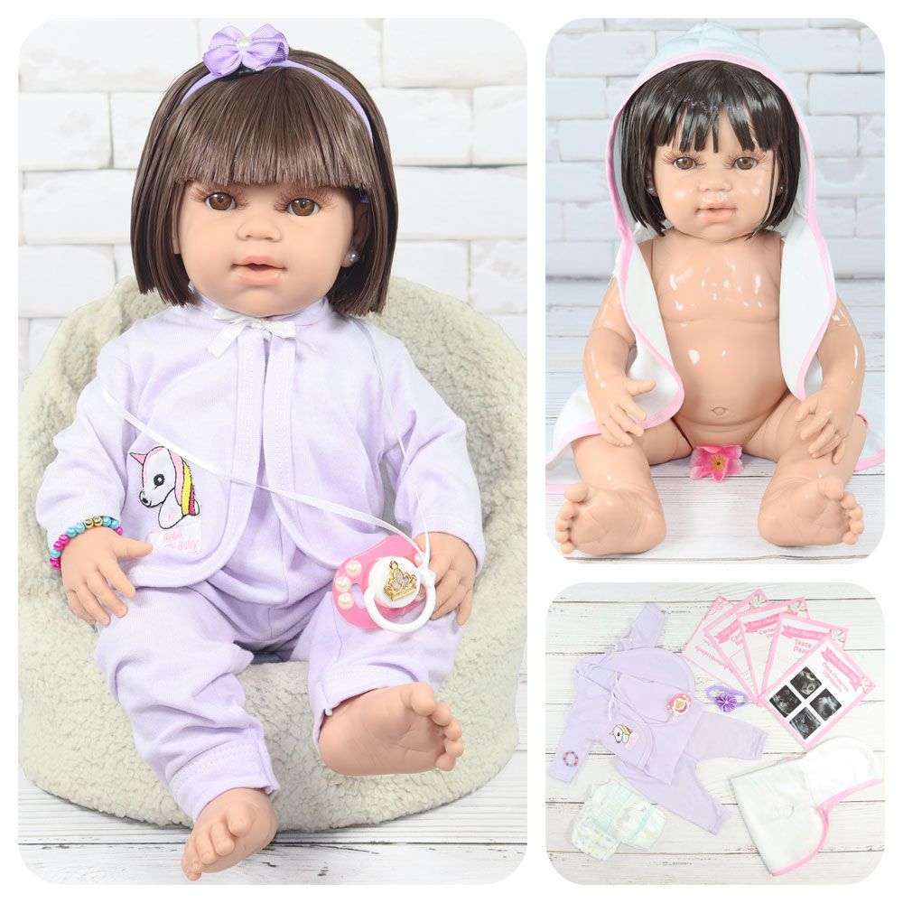 Bebê Reborn Boneca Princesa Corpo de Silicone e Acessórios - ShopJJ -  Brinquedos, Bebe Reborn e Utilidades