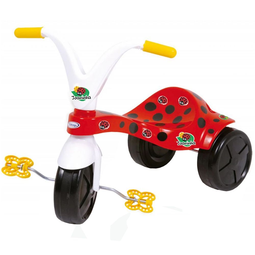 Triciclo Motoca Infantil Xalingo Oncinha Racer C/ Empurrador