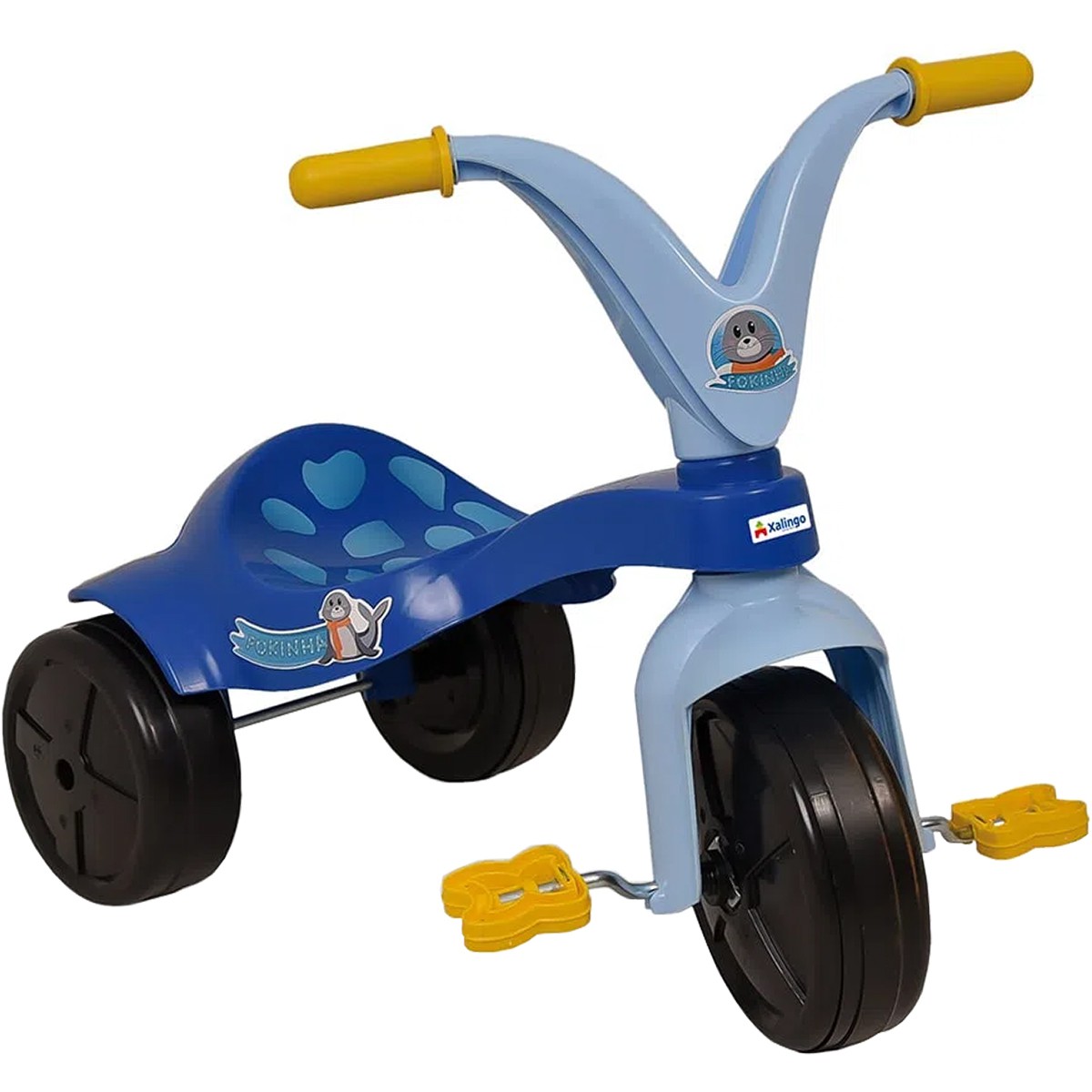 Triciclo Motoca Infantil Xalingo Oncinha Racer C/ Empurrador