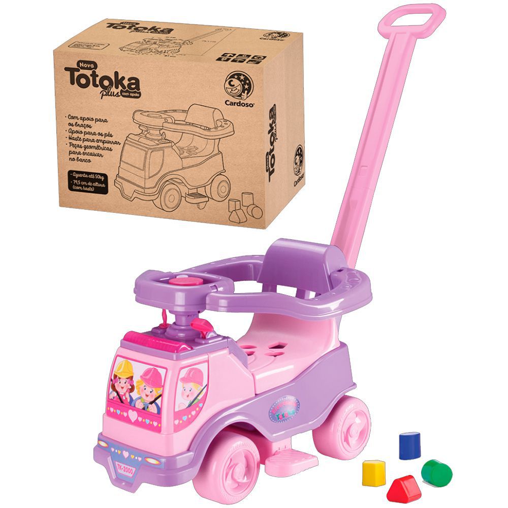 Totoka Plus Menino Carrinho De Passeio + Jogo Infantil Responda Se