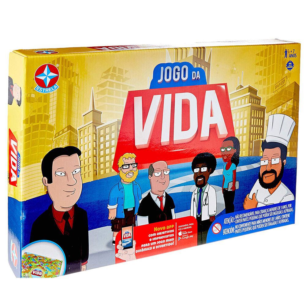 Jogo da Vida Tabuleiro - Estrela - Baby&Kids