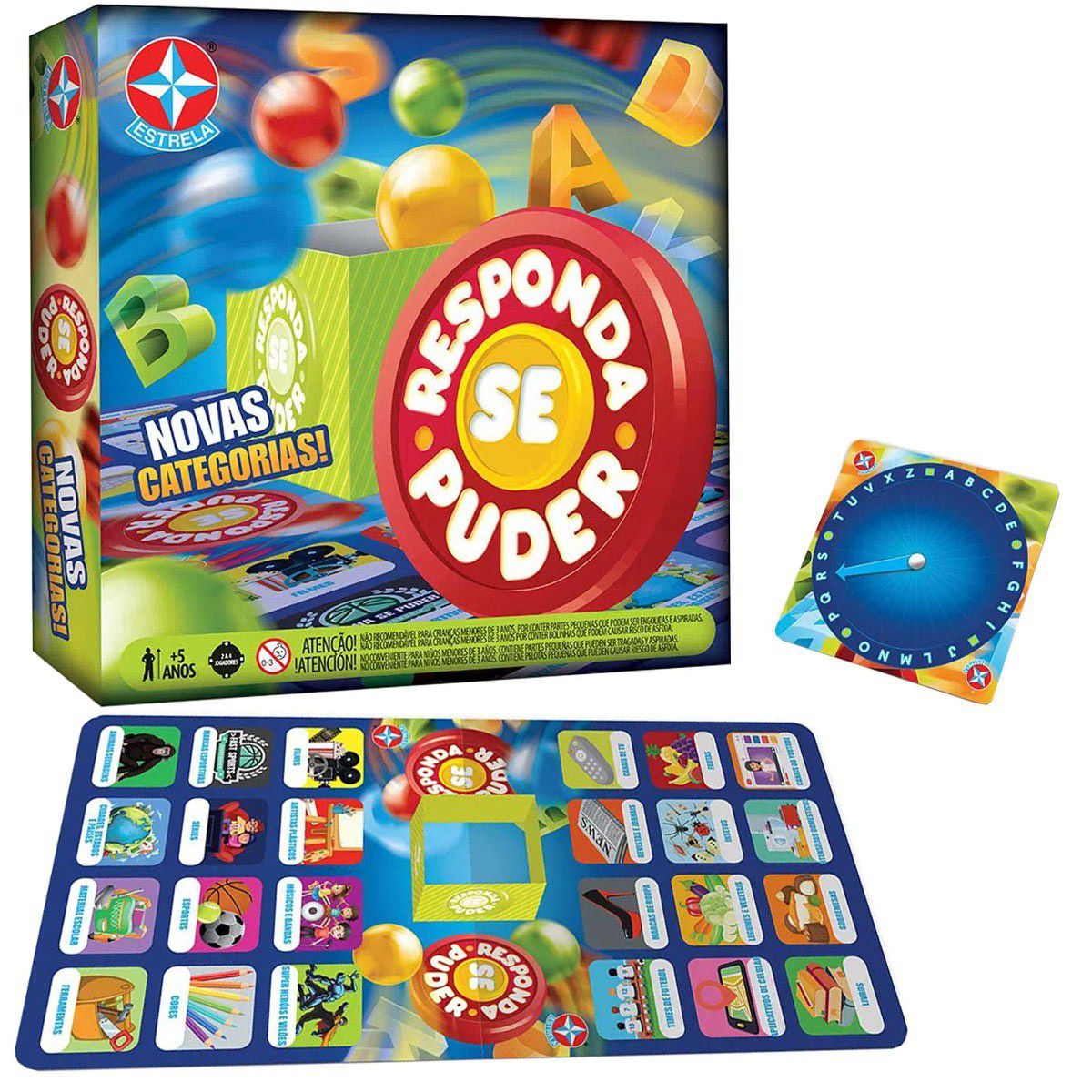 Jogo Responda Se Puder - Estrela - Kidverte