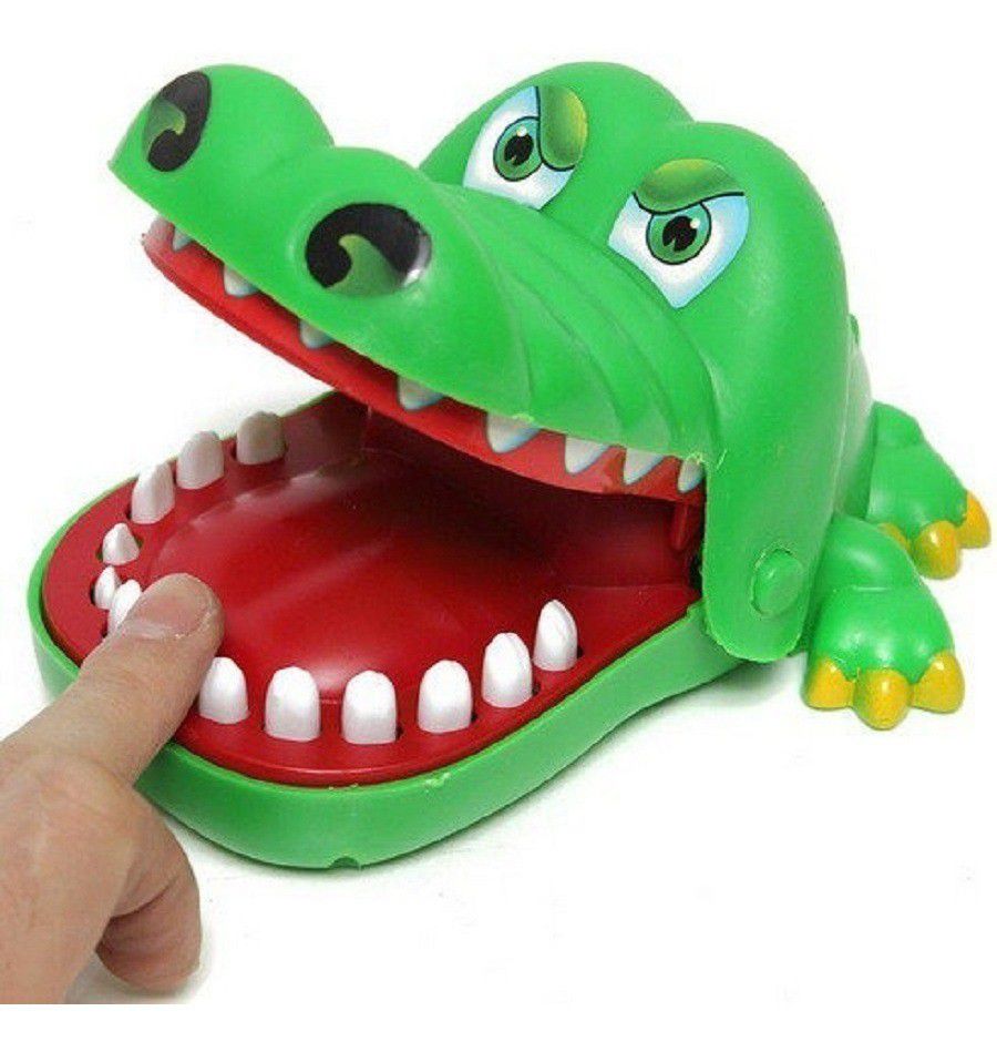 Jogos infantil Crocodilo Dentista Brinquedo Aperta Dente Crocodilo dentista  Jogo de Mesa Polibrinq em Promoção na Americanas