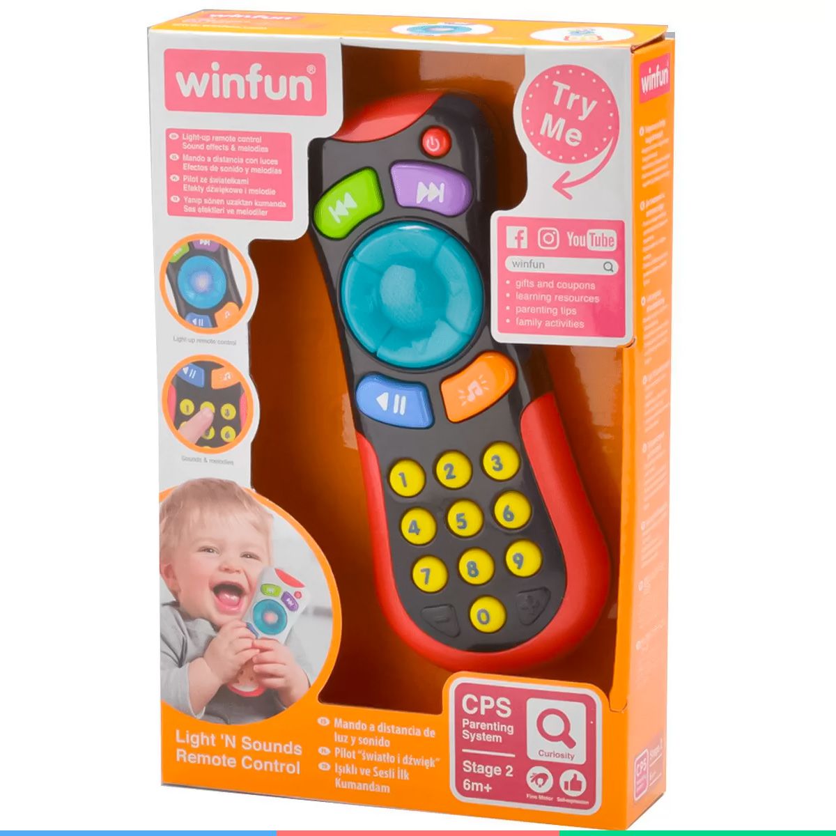 Brinquedo Com Grandes Botões Coloridos E Sons - RETOEDU