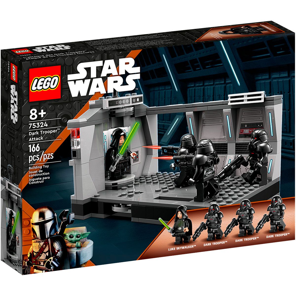 Brinquedo Lego Star Wars Infantil Ataque De Dark Trooper Colecionáveis 166  Peças +8 anos Lego - Baby&Kids