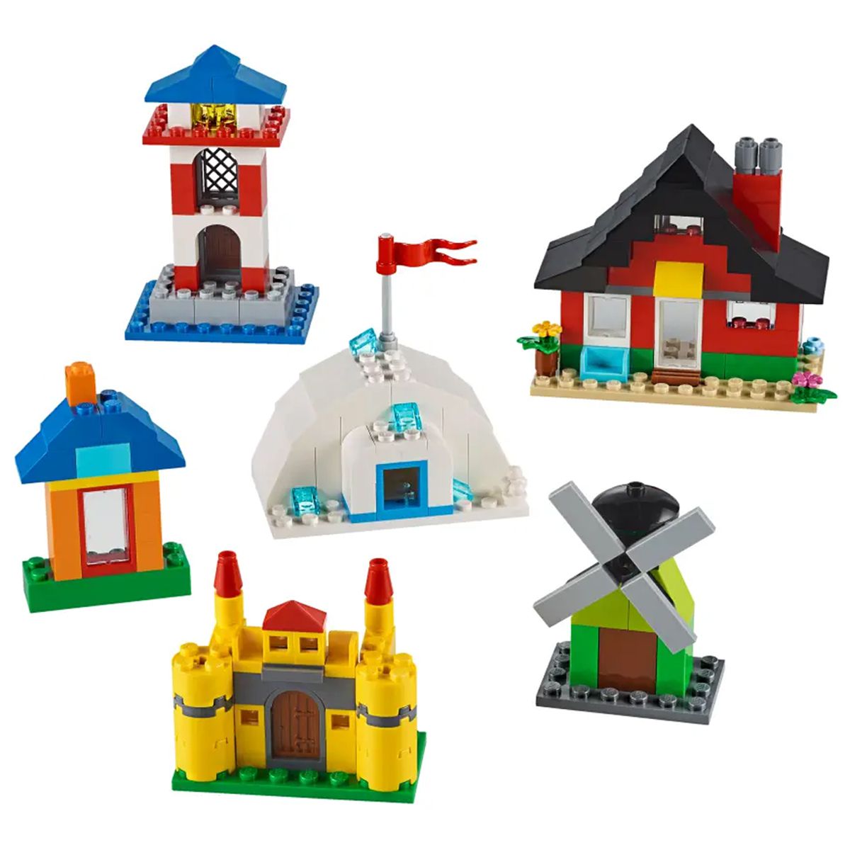 Brinquedo Infantil Lego Classic Blocos Casas e Peças Divertidas Blocos de  Montar +4 Anos 270 Peças - Baby&Kids