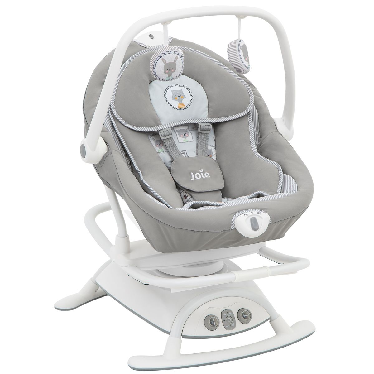 Cadeira De Descanso Balanço Bebê 0 Até 13kg Vibrações Sons Com Brinquedo  Móbile Sansa 2 em 1 Joie - Baby&Kids