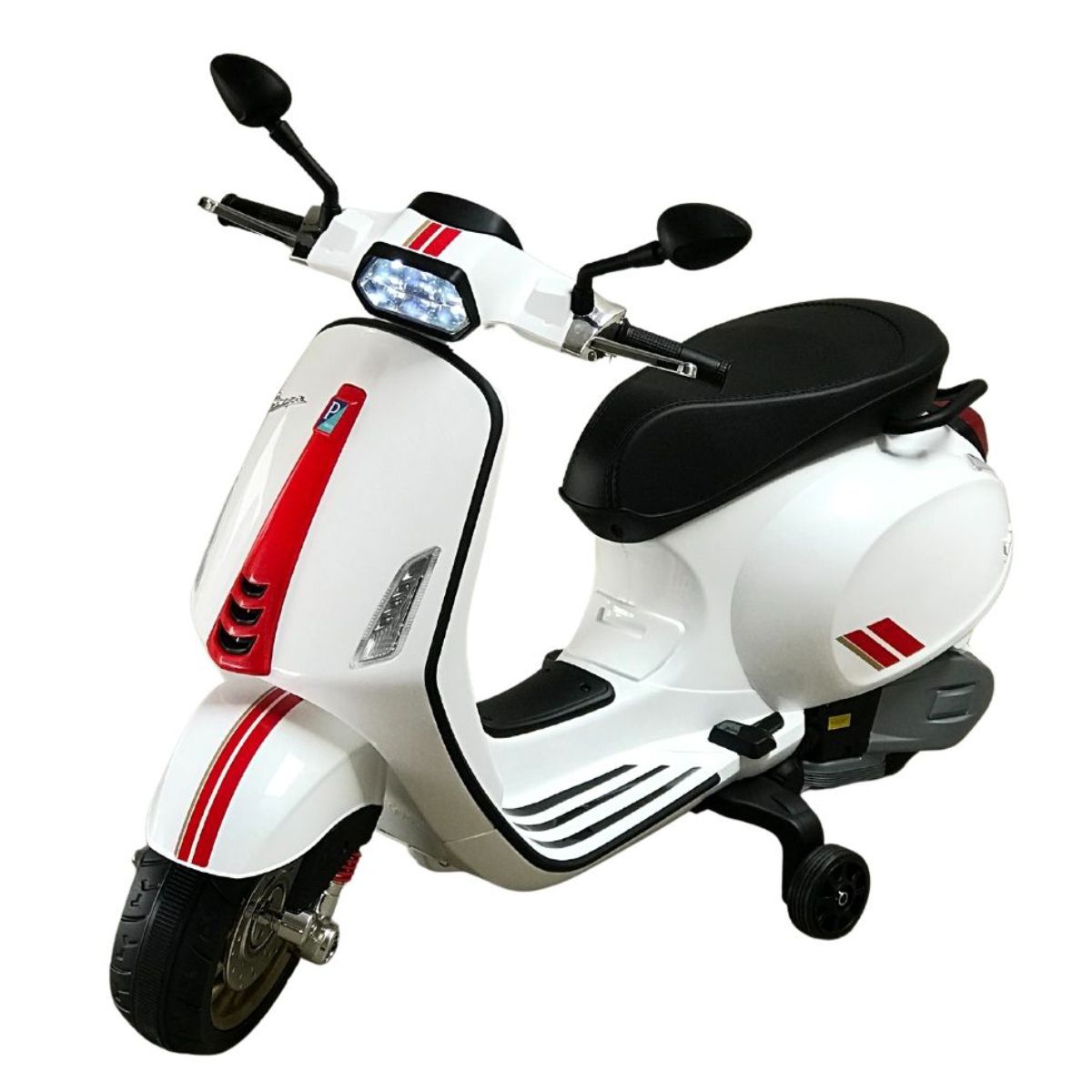 Moto Elétrica Vespa Infantil Brinquedo Criança Até 25kg 12v Com Luzes Sons  e Acelerador Importway - Baby&Kids