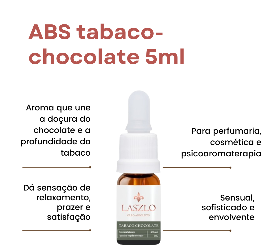 Laszlo Óleo Absoluto de Tabaco Chocolate GT Brasil - Beleza do