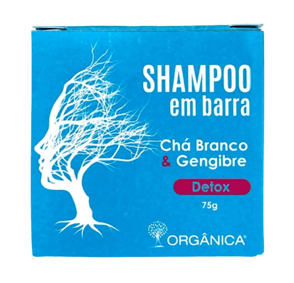 Shampoo em Barra Detox Chá Branco e Gengibre Orgânica Body & Spa