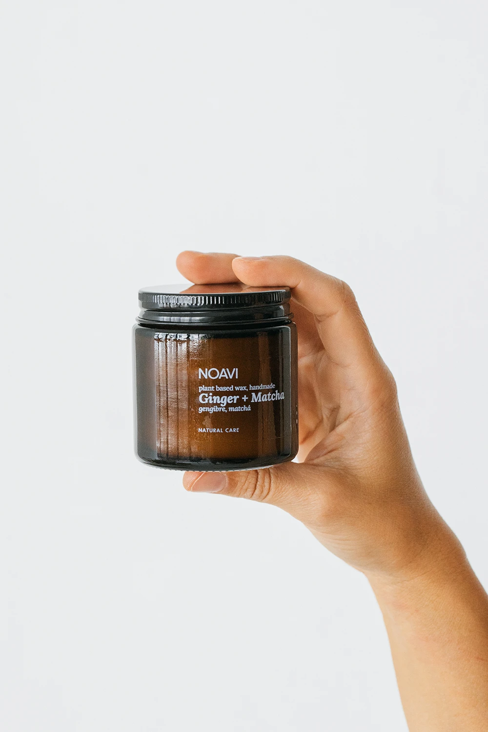 Noaví Vela Aromática Ginger + Matcha - Beleza do Campo | Produtos