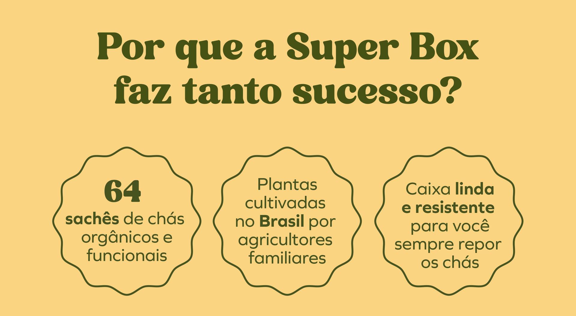 Iamaní Caixa Box Especial com Chás Diversos 64 Sachês - Beleza do