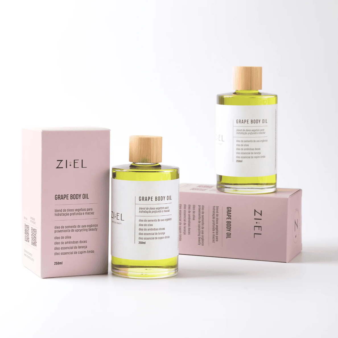 Ziel Grape Body Oil - Óleo Corporal Hidratante com Óleo de Uva