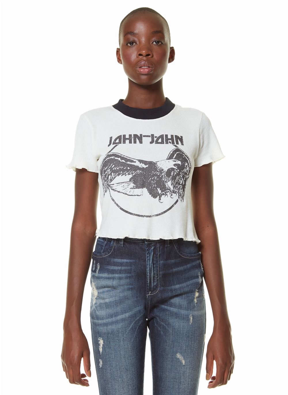 Camiseta John John Feminina Bru Off Branca - Dom Store Multimarcas  Vestuário Calçados Acessórios