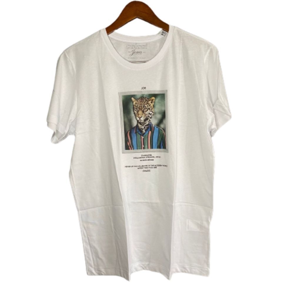 Camiseta Colcci Estampada Básica Masculina Branca - Dom Store Multimarcas  Vestuário Calçados Acessórios