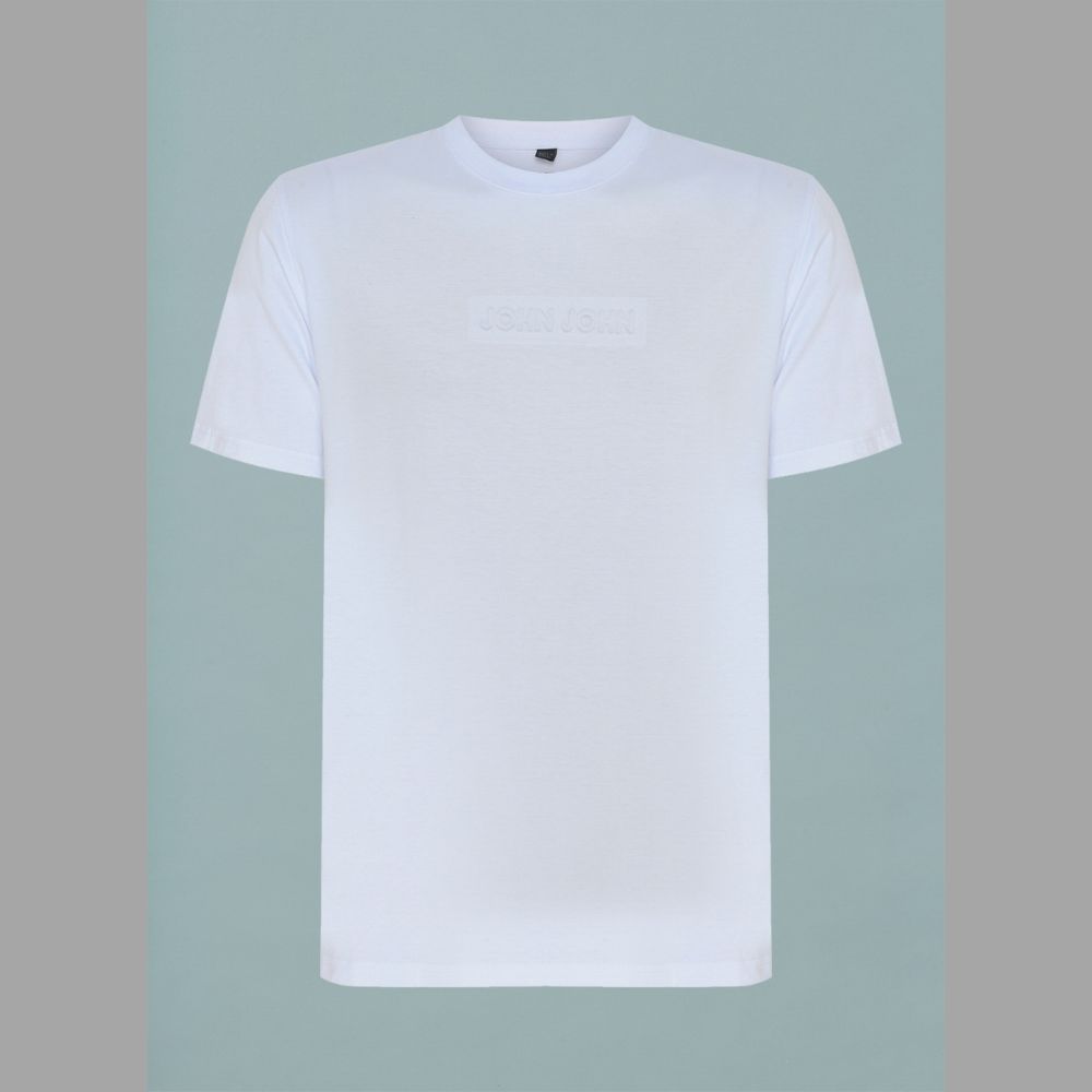 Camiseta John John Basic Logo Masculina - Branco