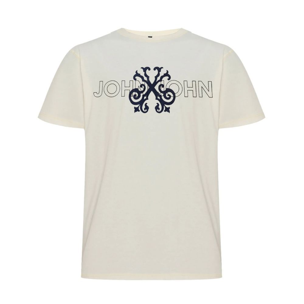 Camiseta John John Logo Azul-Marinho - Compre Agora