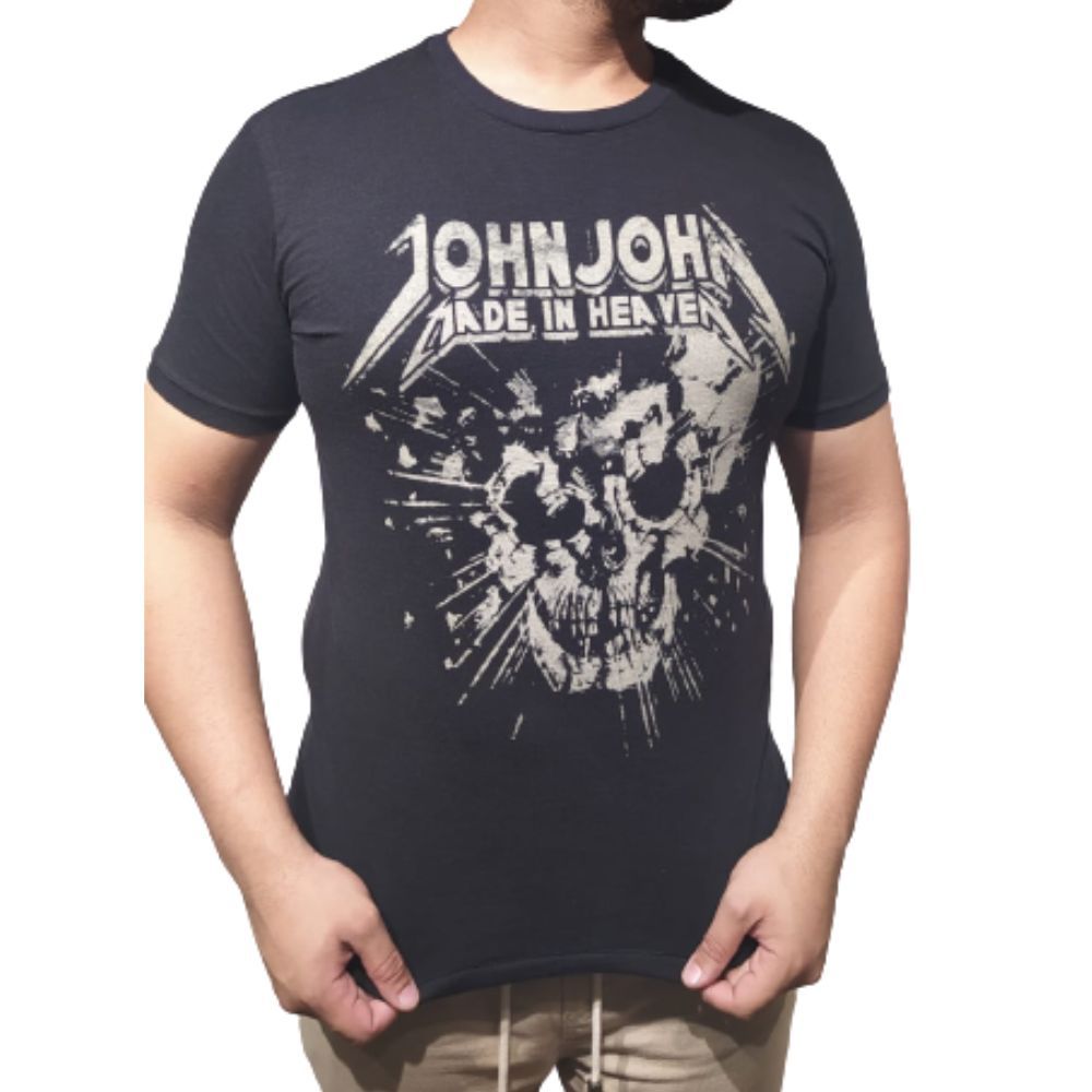 Camiseta John John Caveira Explo Masculina Preta - Dom Store Multimarcas  Vestuário Calçados Acessórios