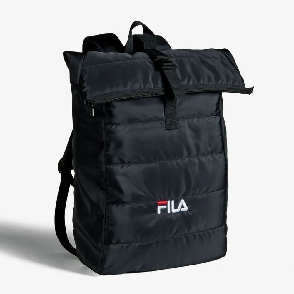 Mochila Fila Matelassê Unisex Preta - Dom Store Multimarcas Vestuário  Calçados Acessórios