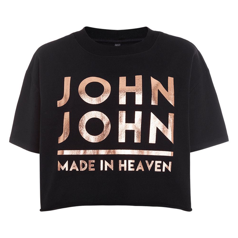 Camiseta John John Made In Heaven Preta - Compre Agora
