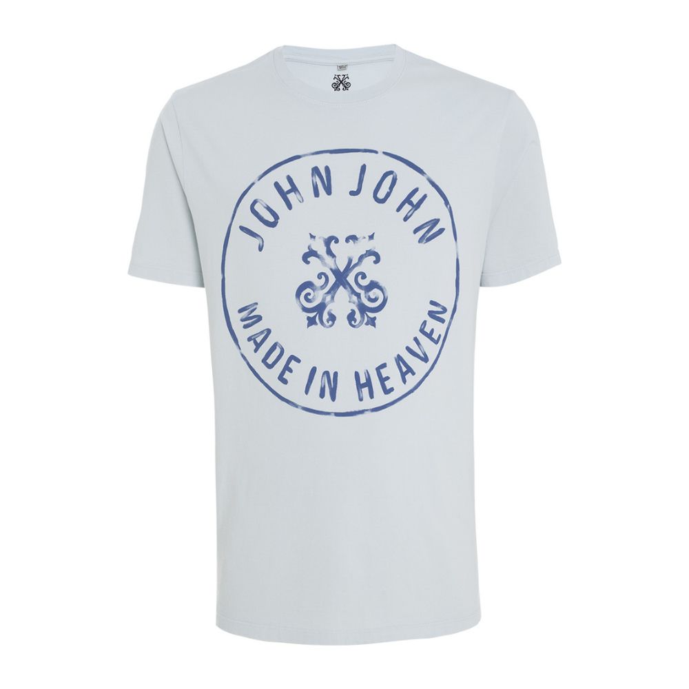 Camiseta John John Logo Azul - Faz a Boa!