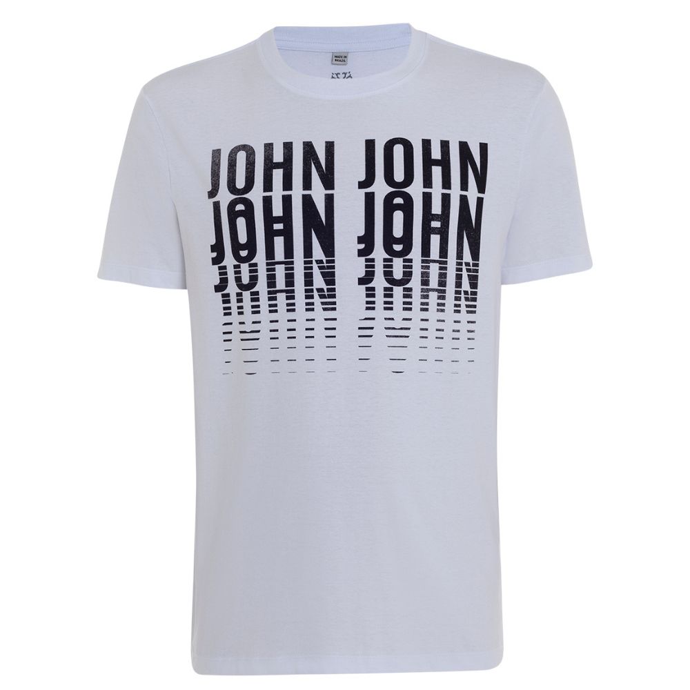 Camiseta John John Shadow Masculina Branco