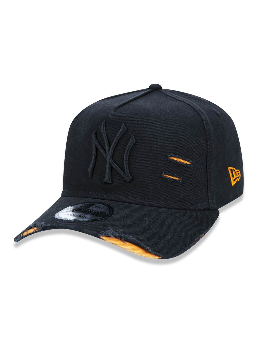 Bone NY Yankees Aba curva Branco - ABC BONÉS