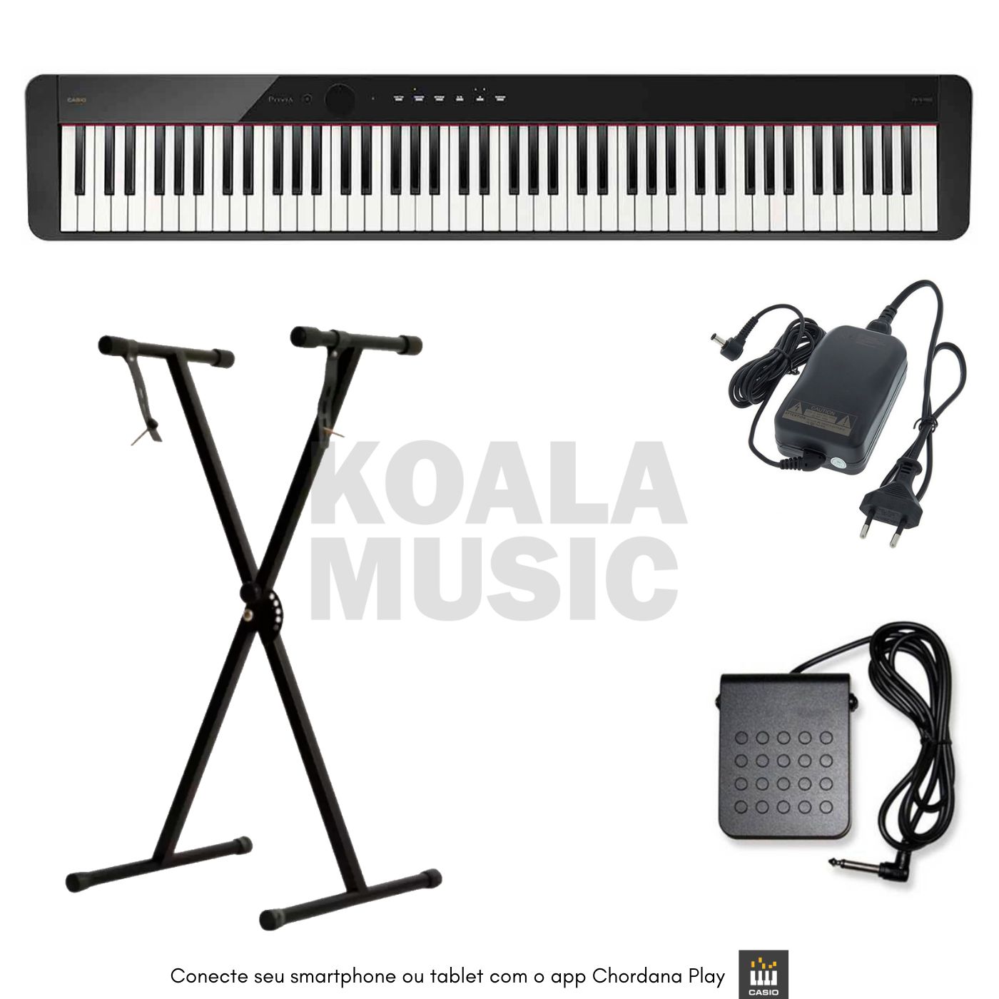 Piano Digital Casio Privia PX-S1100 Kit Completo é na Super Sonora!