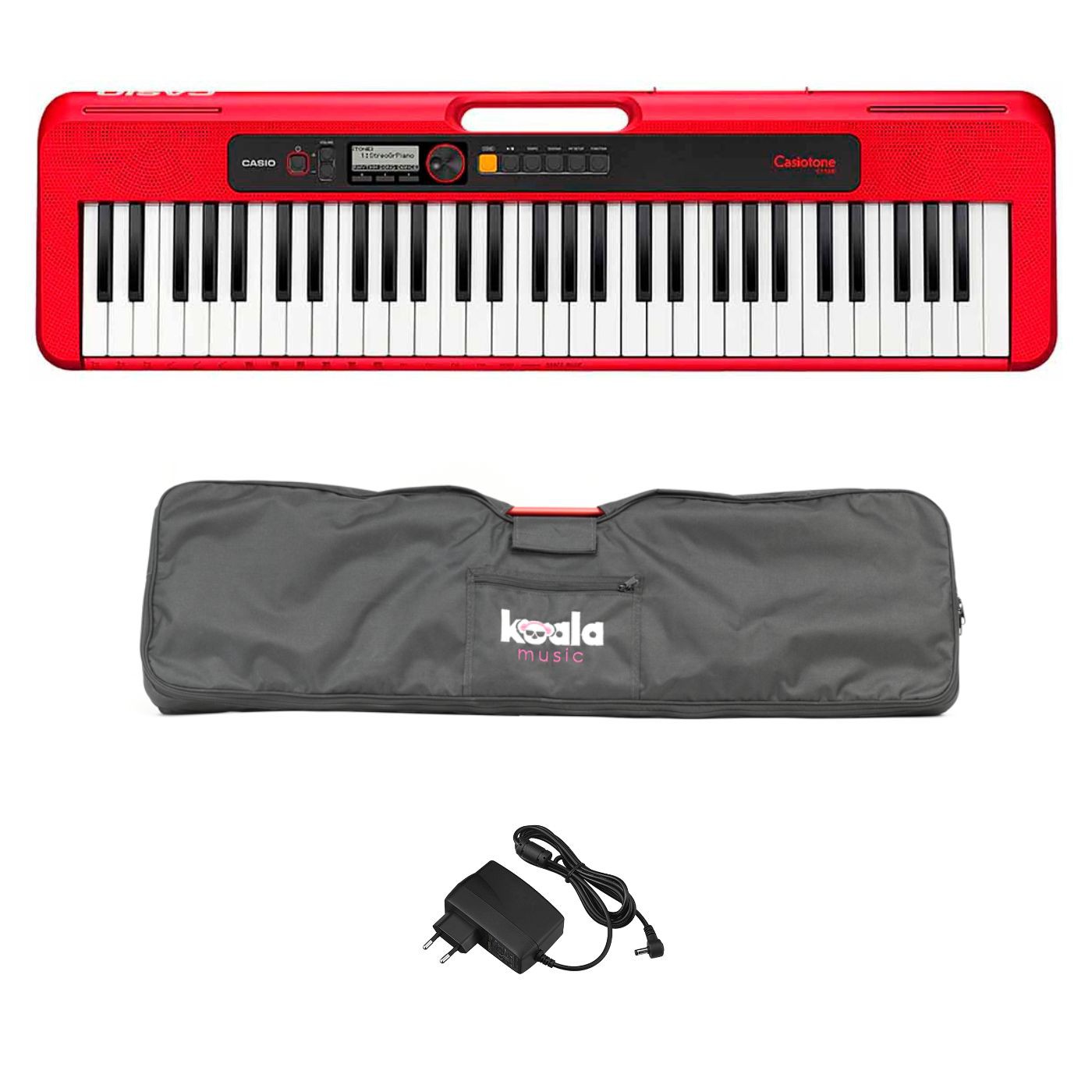 Kit Teclado Casio CT-S200 Branco + Pedal Stand - Koala Music