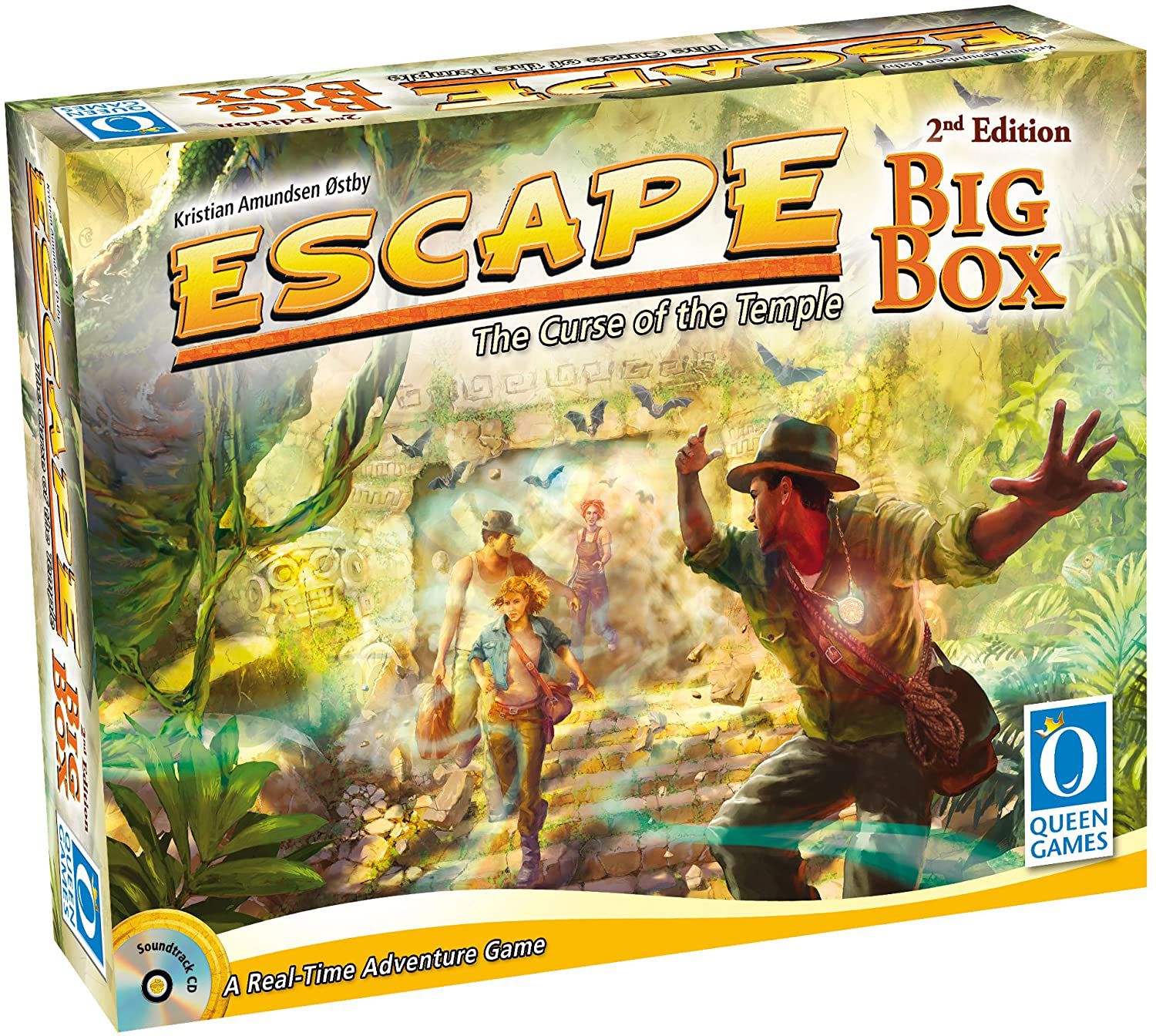 Vem Pra Mesa Jogos - Escape: The Curse of the Temple - Big Box é um jogo  cooperativo em que os jogadores - no papel de exploradores - devem escapar  (sim!) de