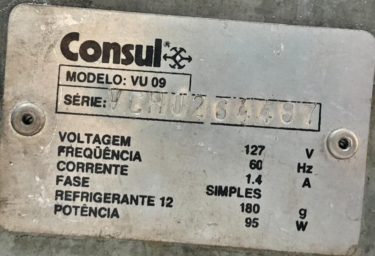 Mini Freezer Vertical/Frigobar 80L. 220V [Usado] Consul Ilha das