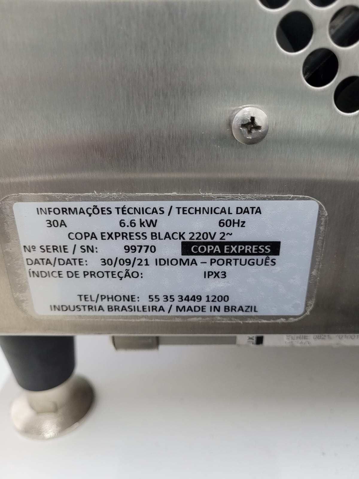 Forno Eletrico Speed Oven Copa Express Black (Fabricação 2021) 220v