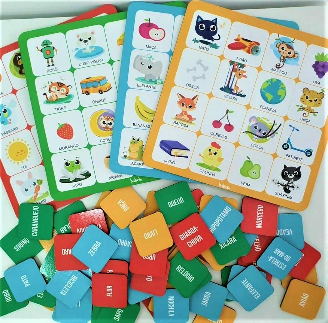 Mini Bingo Joguinhos de Bolsa - BABEBI - Jogo Bingo Infantil