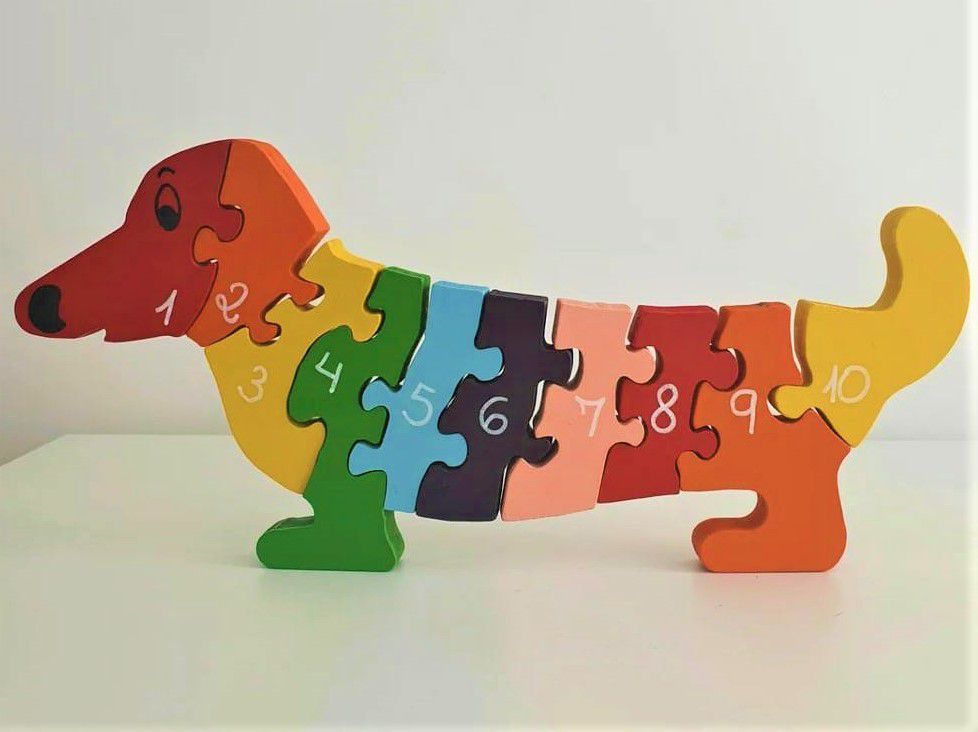Quebra Cabeça Em Madeira - Puzzle - Cachorro