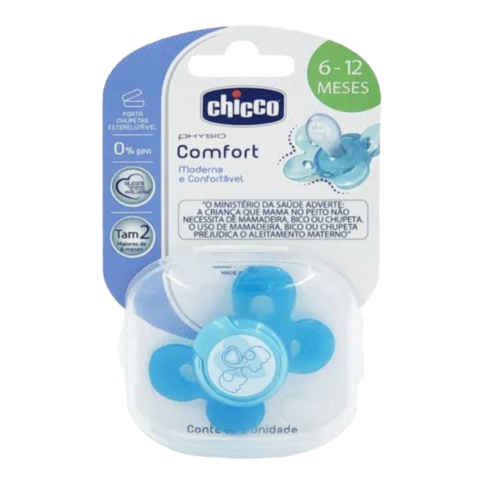 Comprar Chicco Physio Air Chupete Silicona Azul 0-6 Meses 2