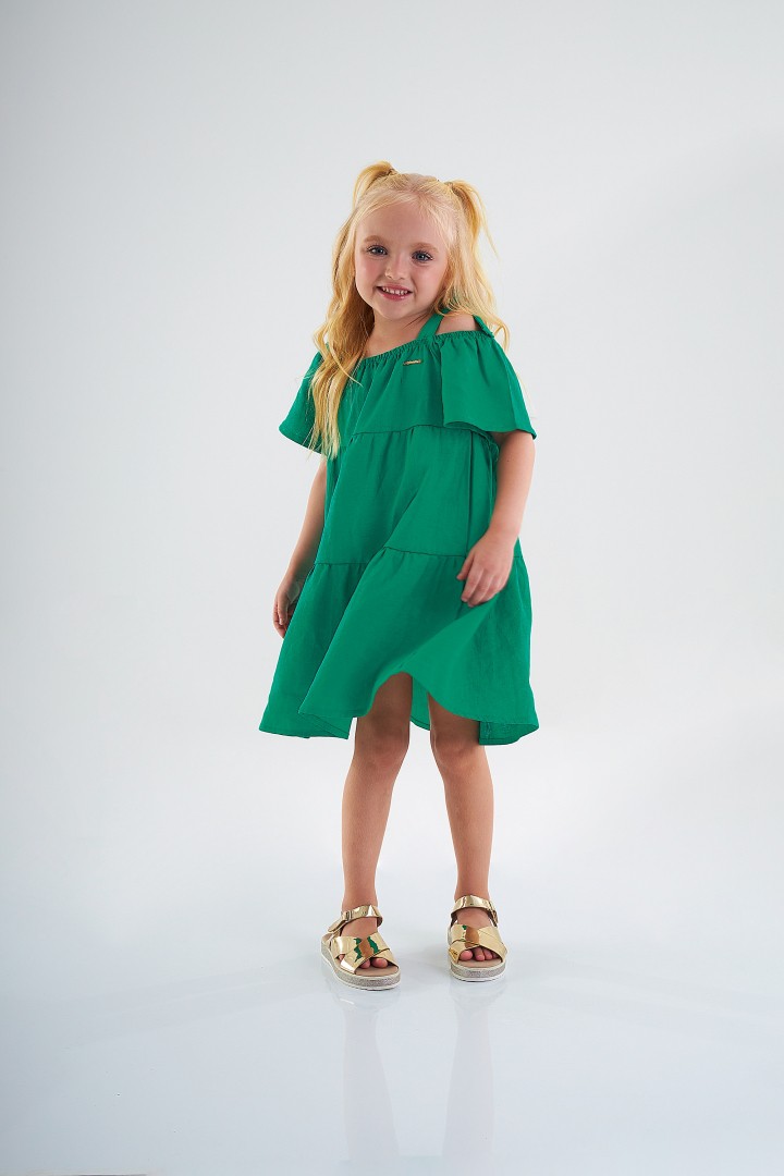 Vestido de linho para cheap bebe