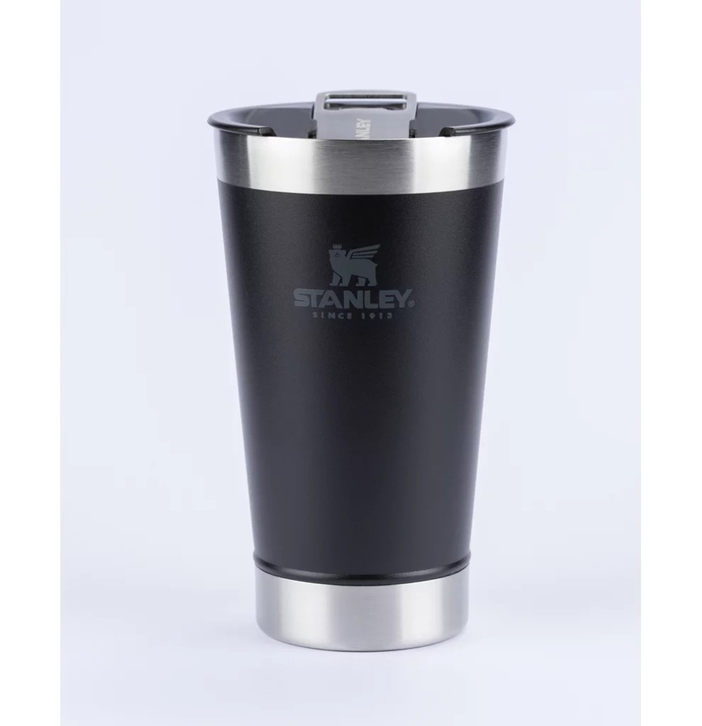 Copo Stanley Térmico Preto Com Tampa Café Água Cerveja 230ml :  : Cozinha