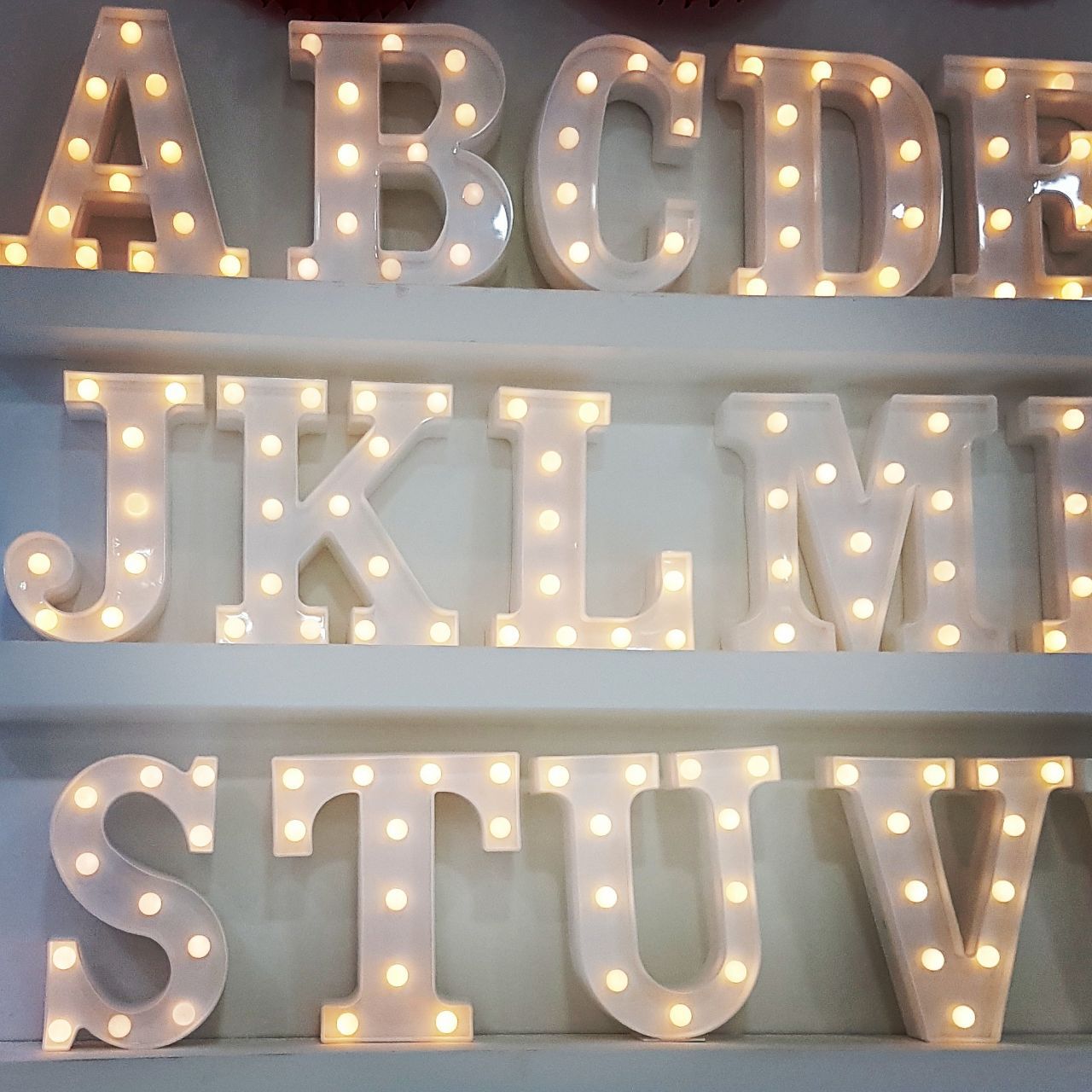 Letra Luminosa Led a Pilha 